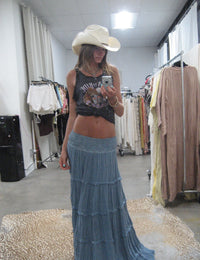 Circle Maxi Skirt