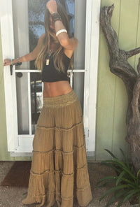 Circle Maxi Skirt