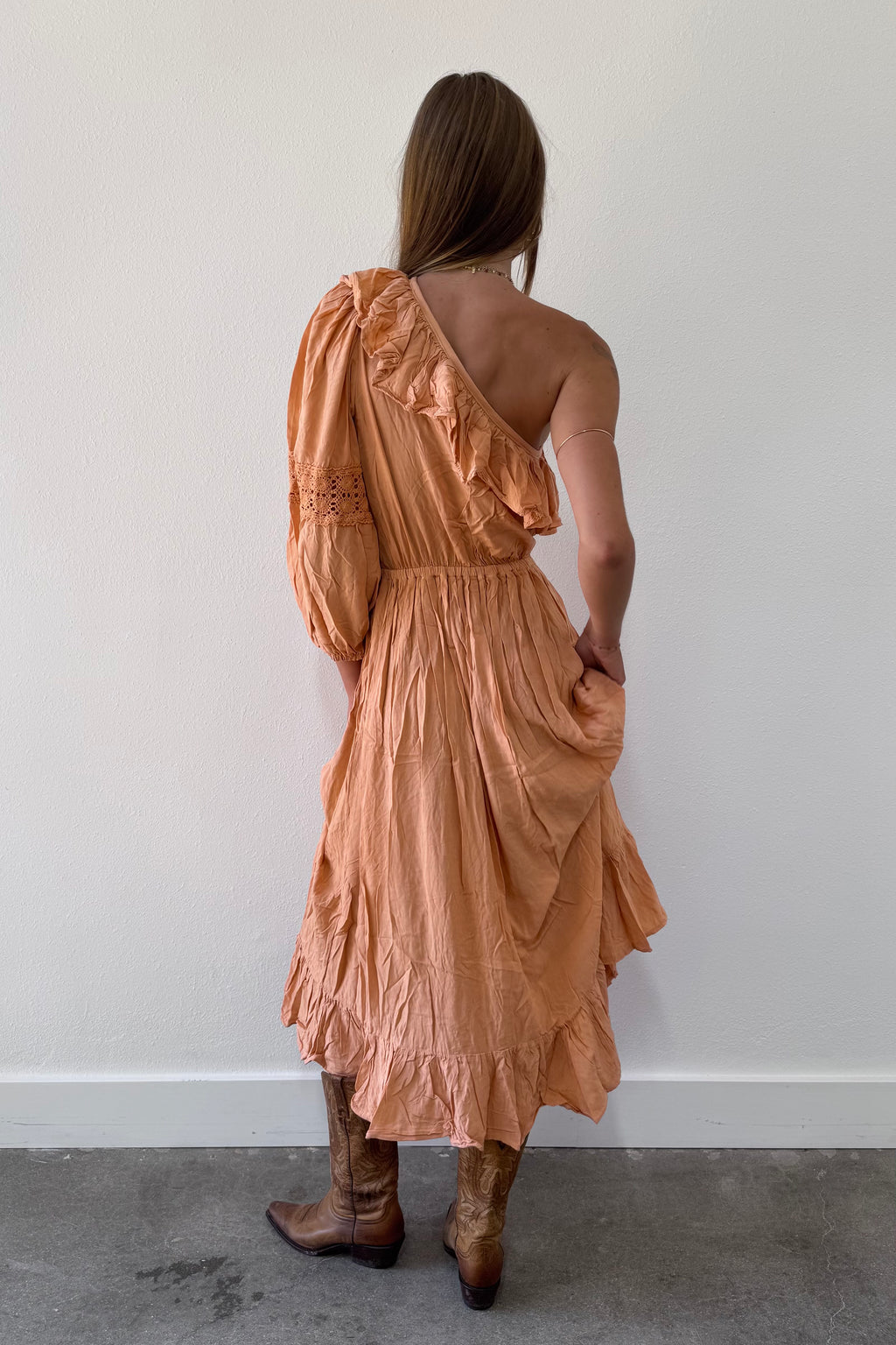 crop top maxi dress Ramsey Cut Out Maxi Dress