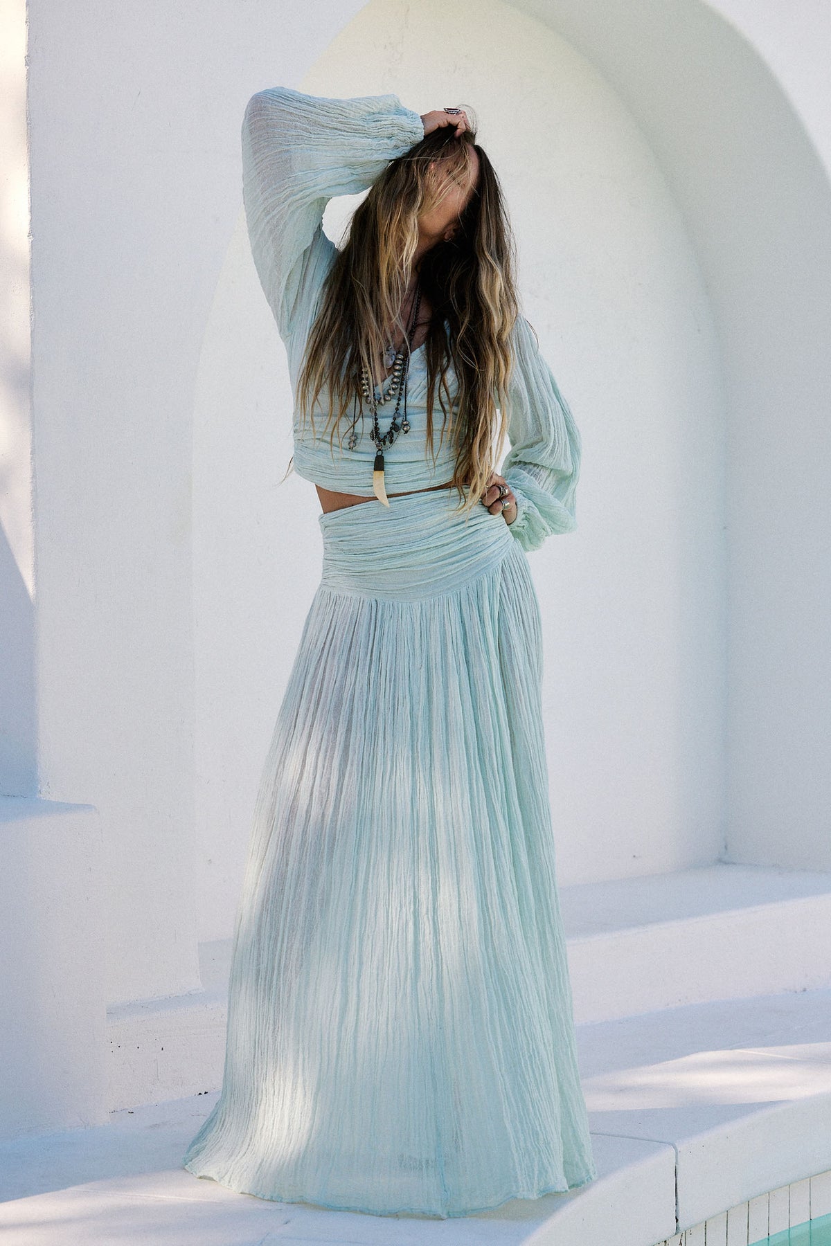 Lapis Maxi Skirt