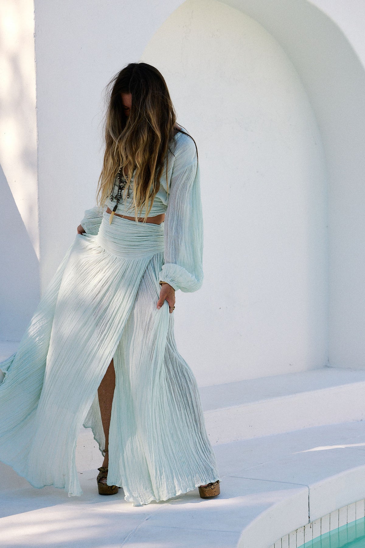 Lapis Maxi Skirt