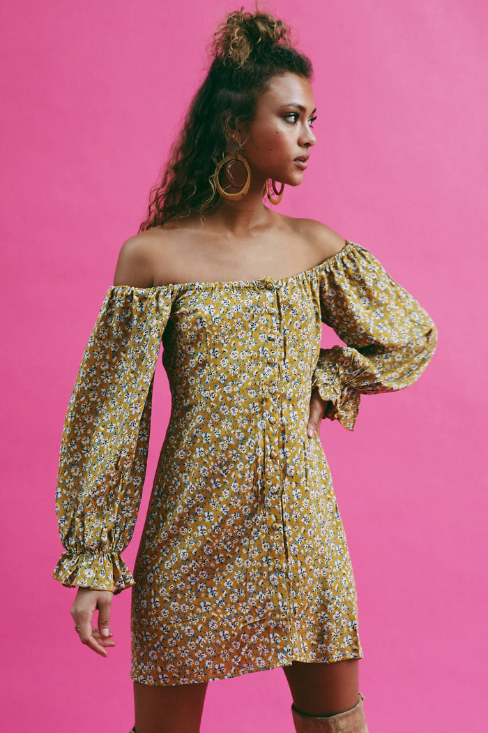 White Ginger Mini Dress  - Sample Sale