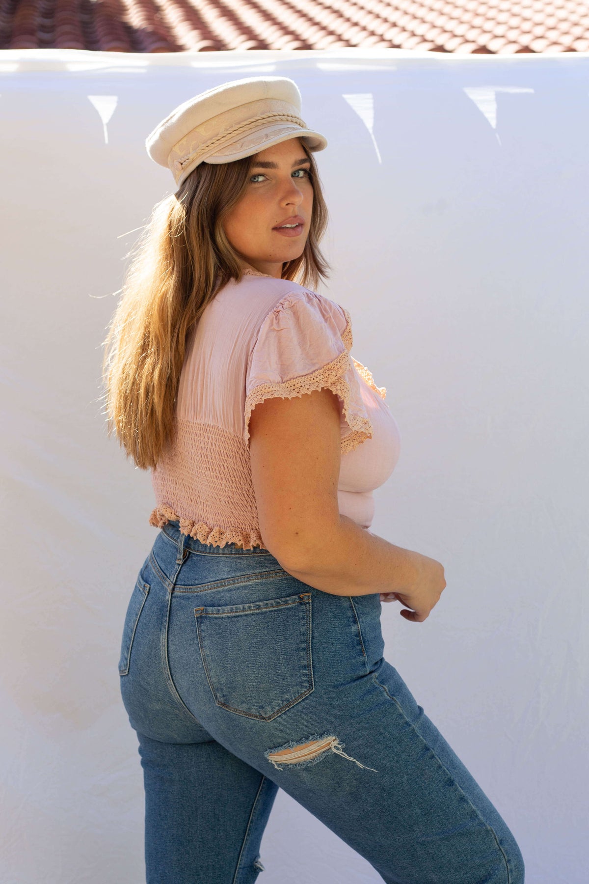 Tie Dye Saddlerock Crop Top
