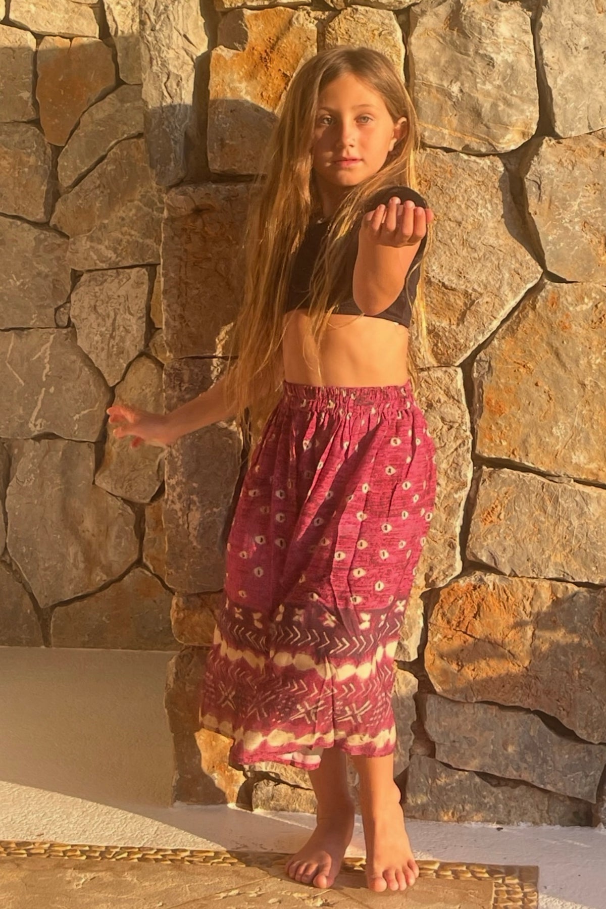 Little Indigo Gypsy Skirt