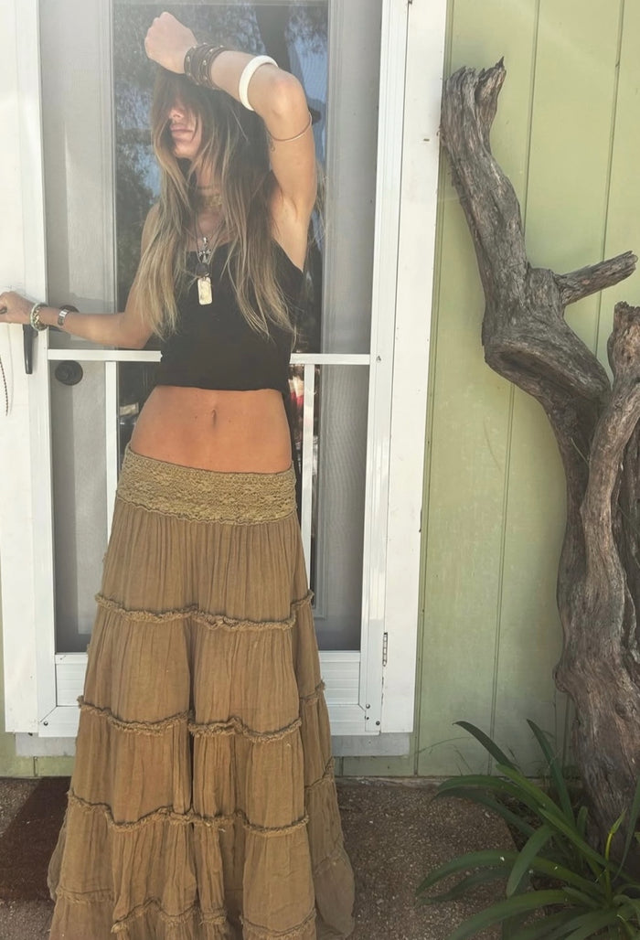 Circle Maxi Skirt