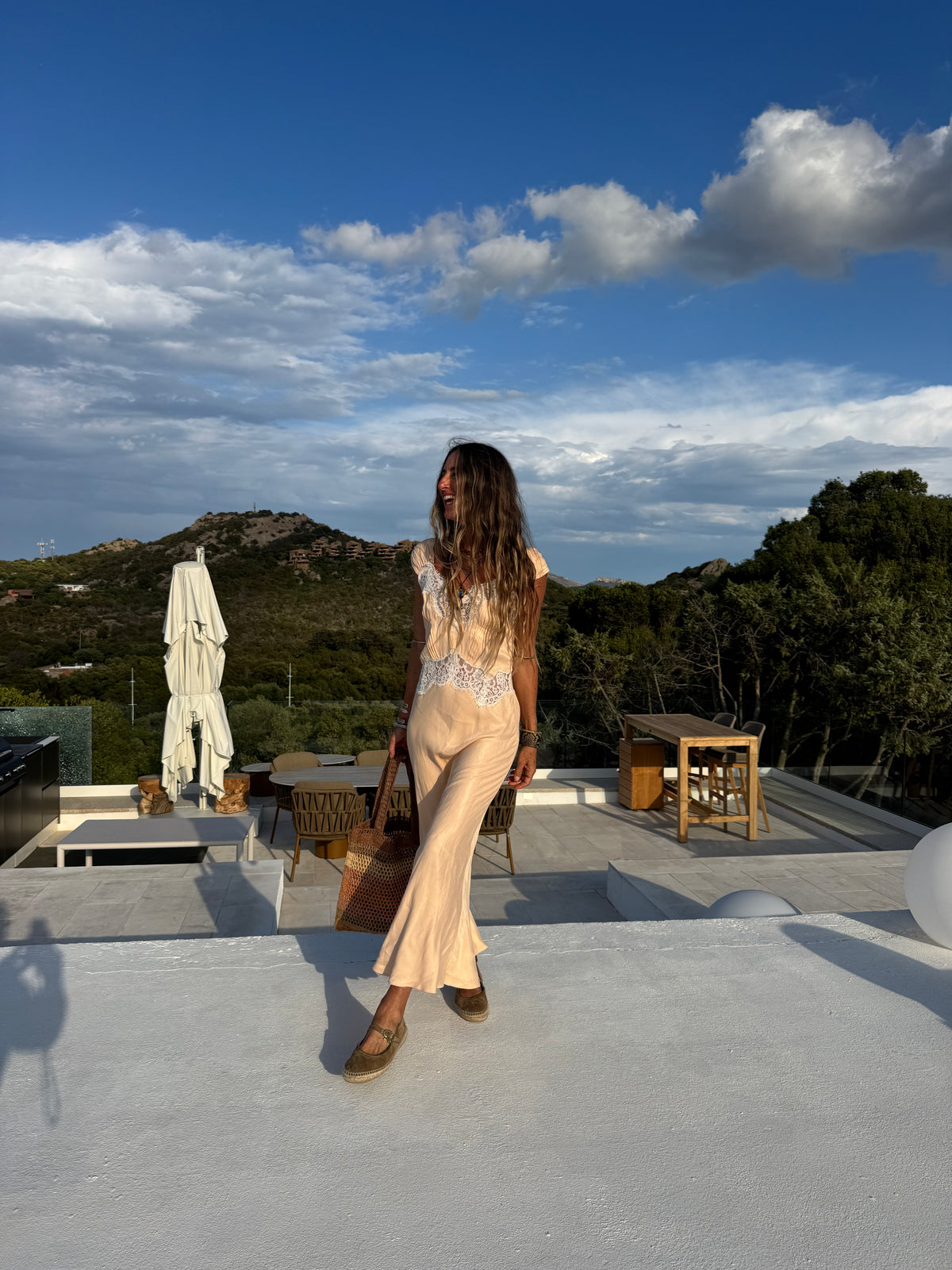 Vintage Maxi Slip Dress