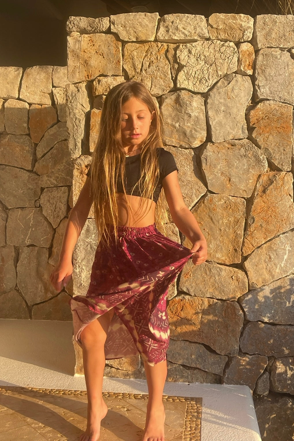 Little Indigo Gypsy Skirt
