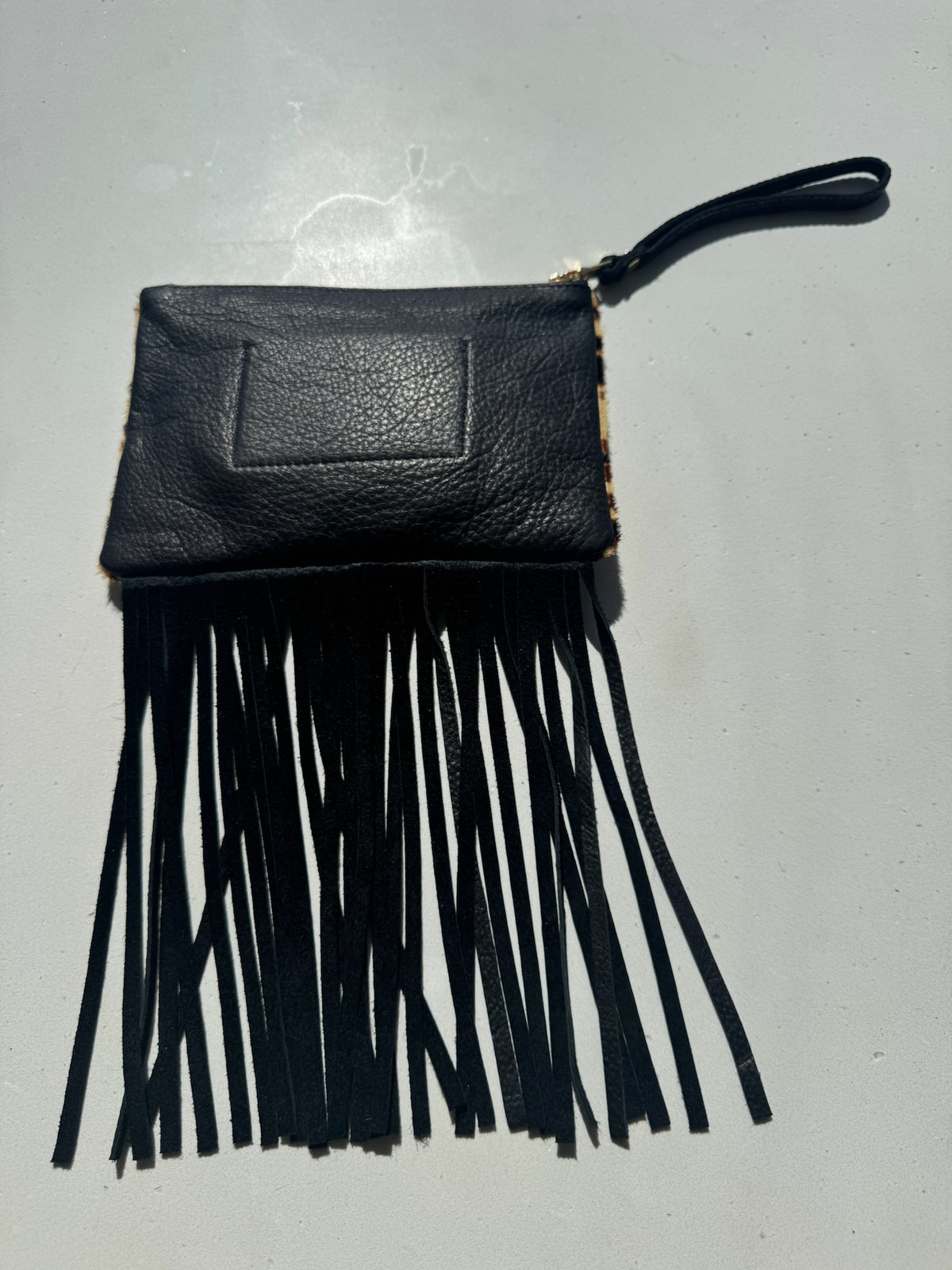 Fringe Wristlet Clutch