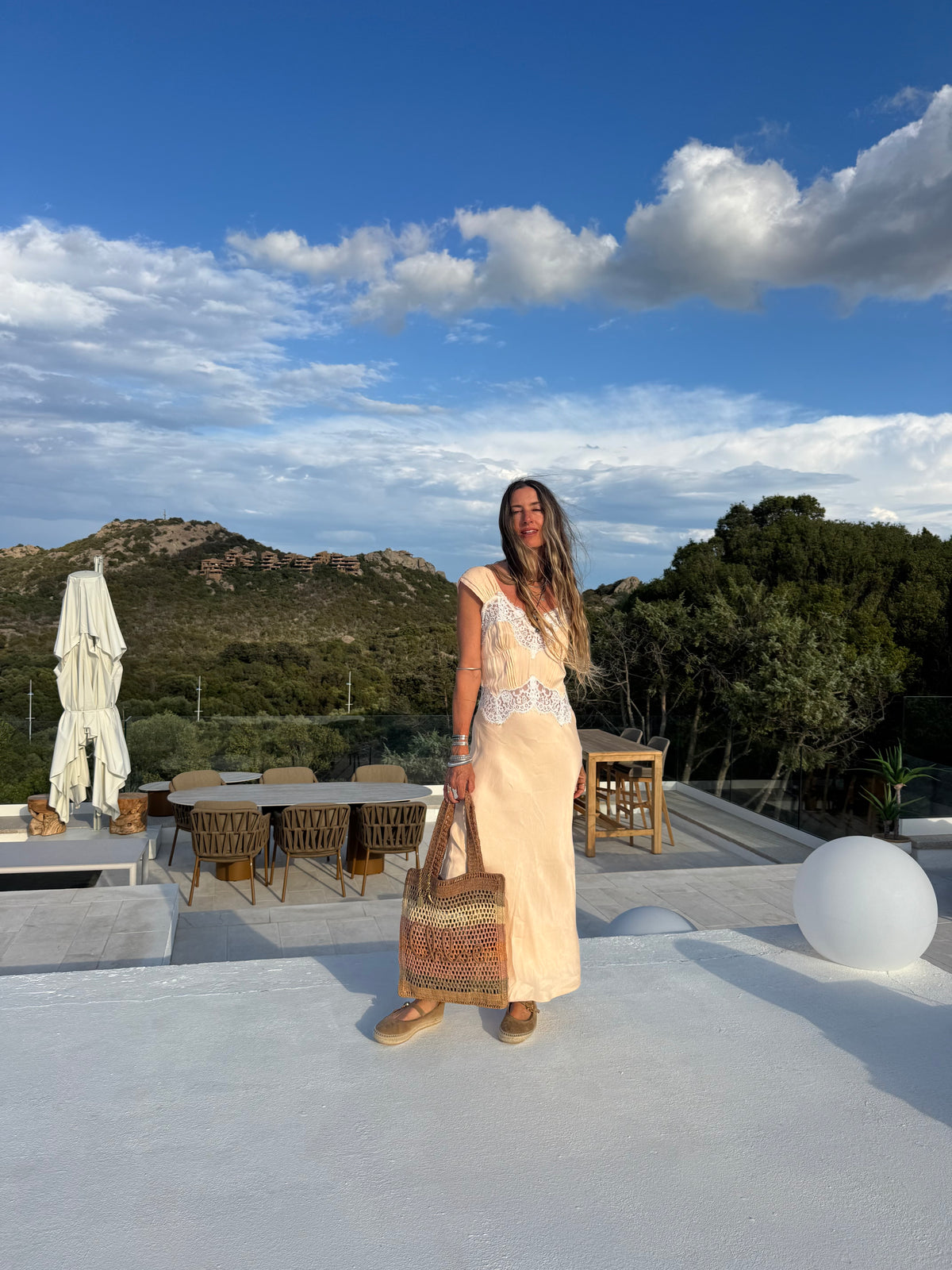 Vintage Maxi Slip Dress