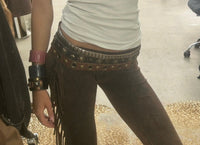 Bar Stud Boho Cowboy Belt