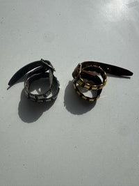 Studded Wide Wrap Bracelet