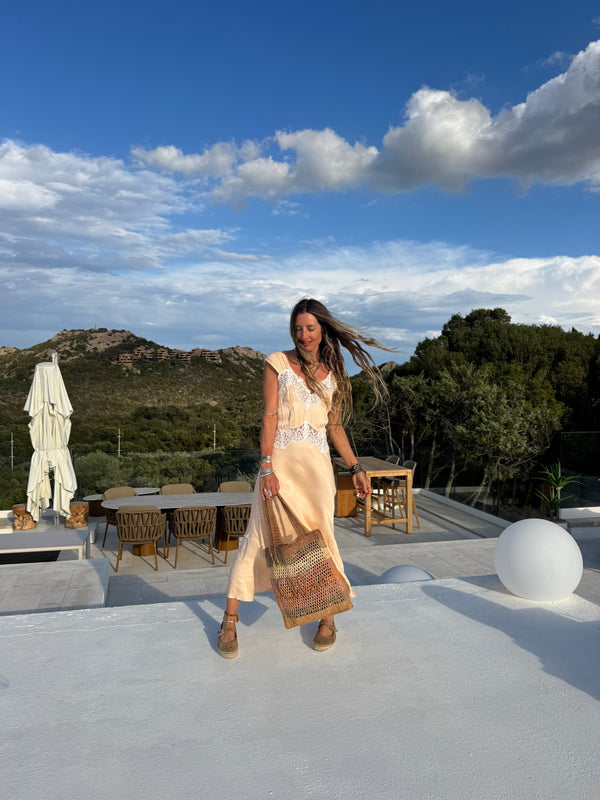 Vintage Maxi Slip Dress