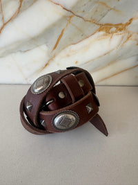 Concho Boho Cowboy Belt