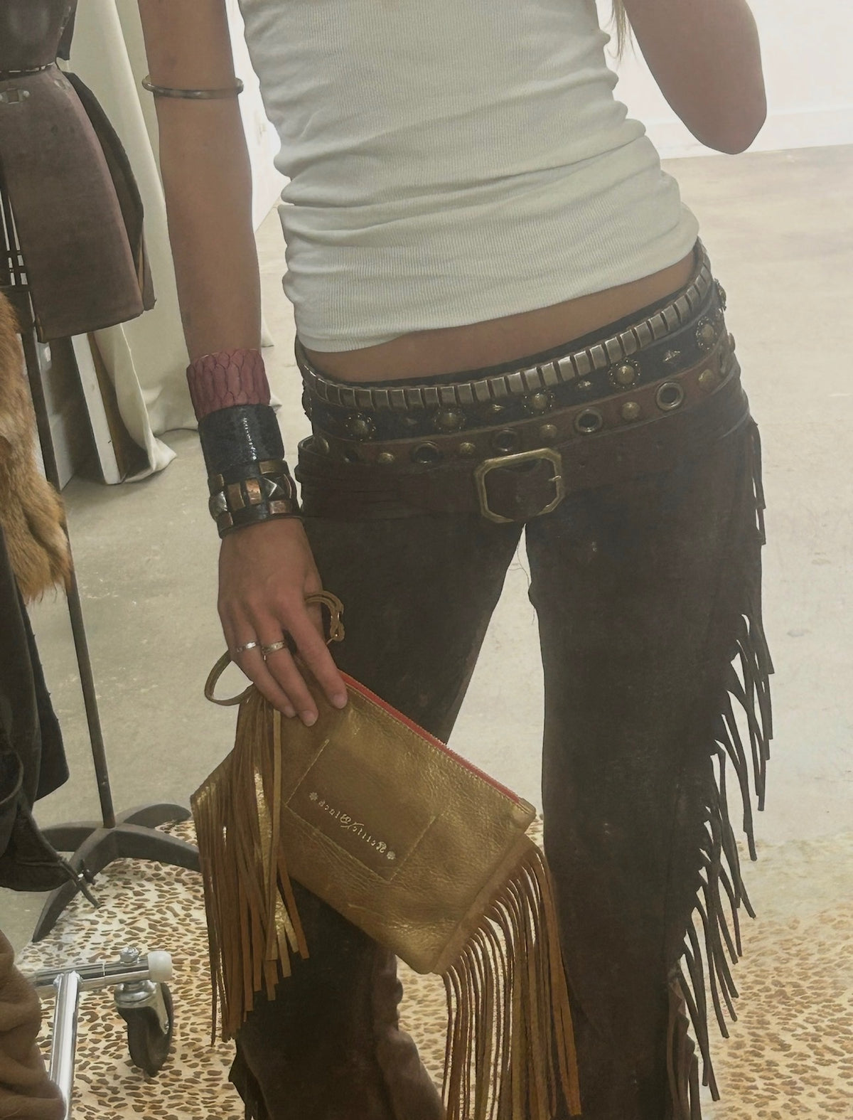 Sliced Boho Cowboy Belt