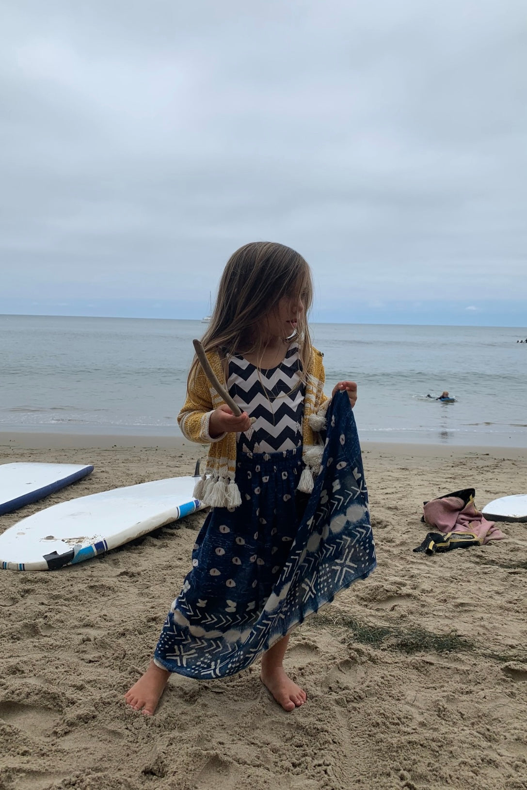 Little Indigo Gypsy Skirt