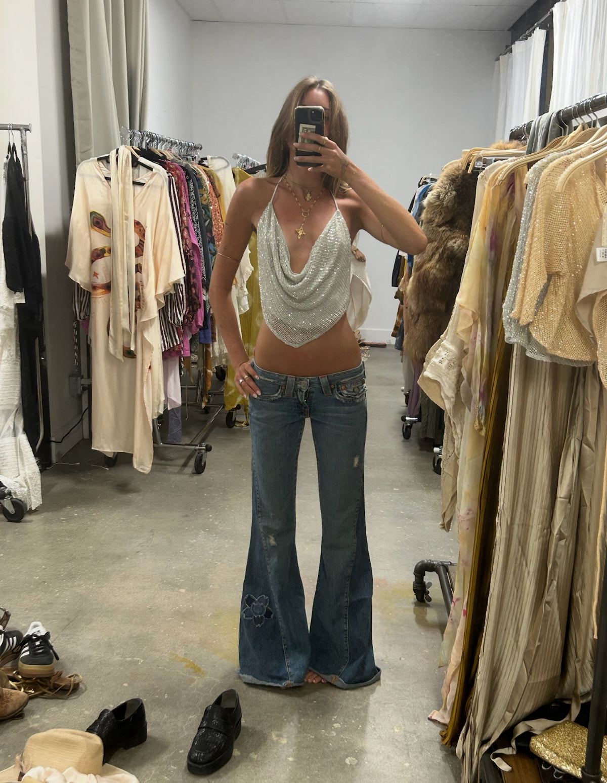 Disco Drape Top