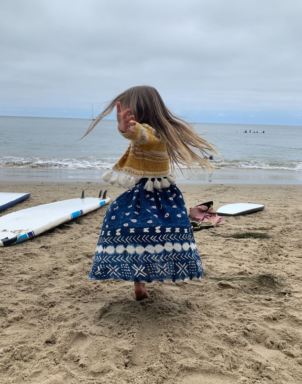 Little Indigo Gypsy Skirt