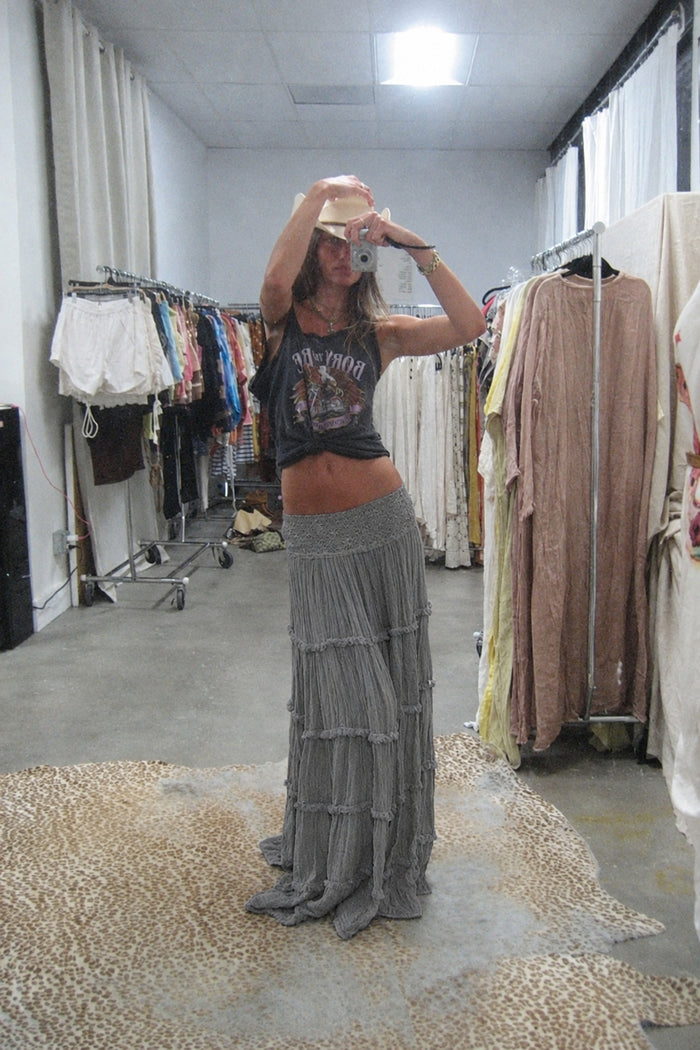 Circle Maxi Skirt