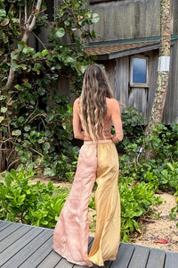 Golden Wave Wide Leg Pant