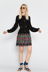 Golden Harvest Mini Dress - Sample Sale