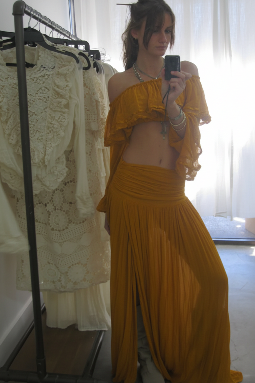 Lapis Maxi Skirt