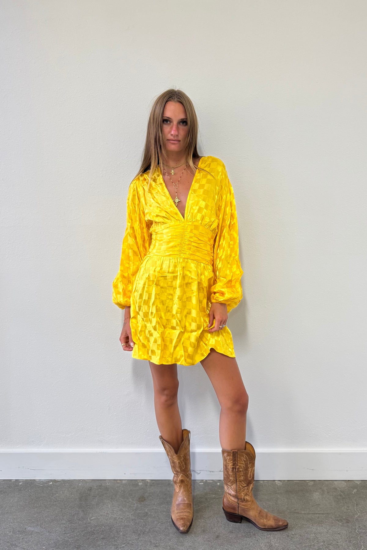 Legacy Lapis Mini Dress