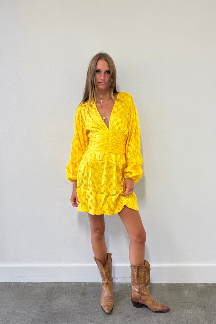 Legacy Lapis Mini Dress