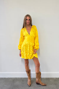 Legacy Lapis Mini Dress - Sample Sale