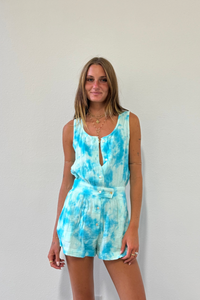 Tie Dye Linus Romper - Sample Sale