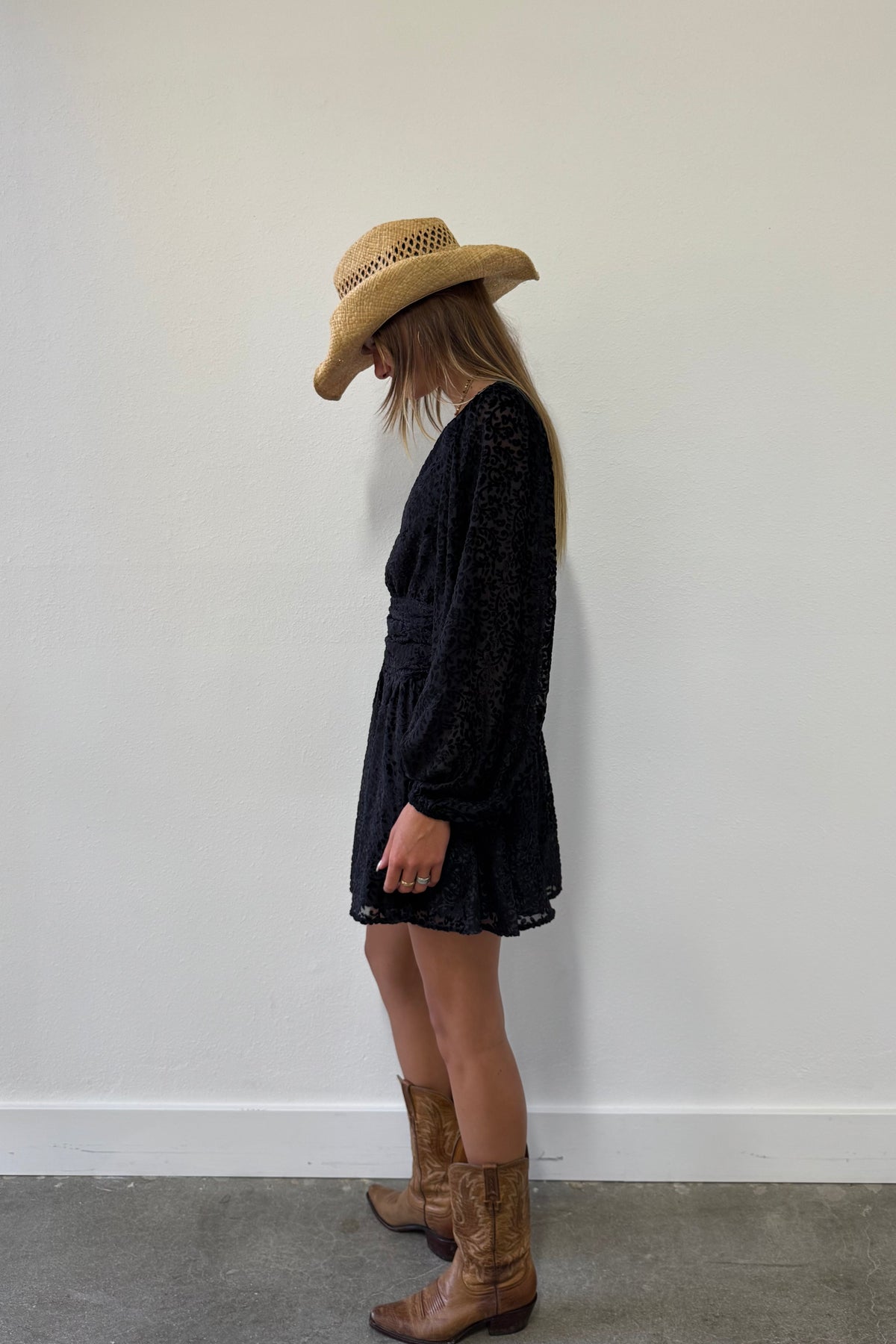 Sunset Strip Lapis Mini Dress