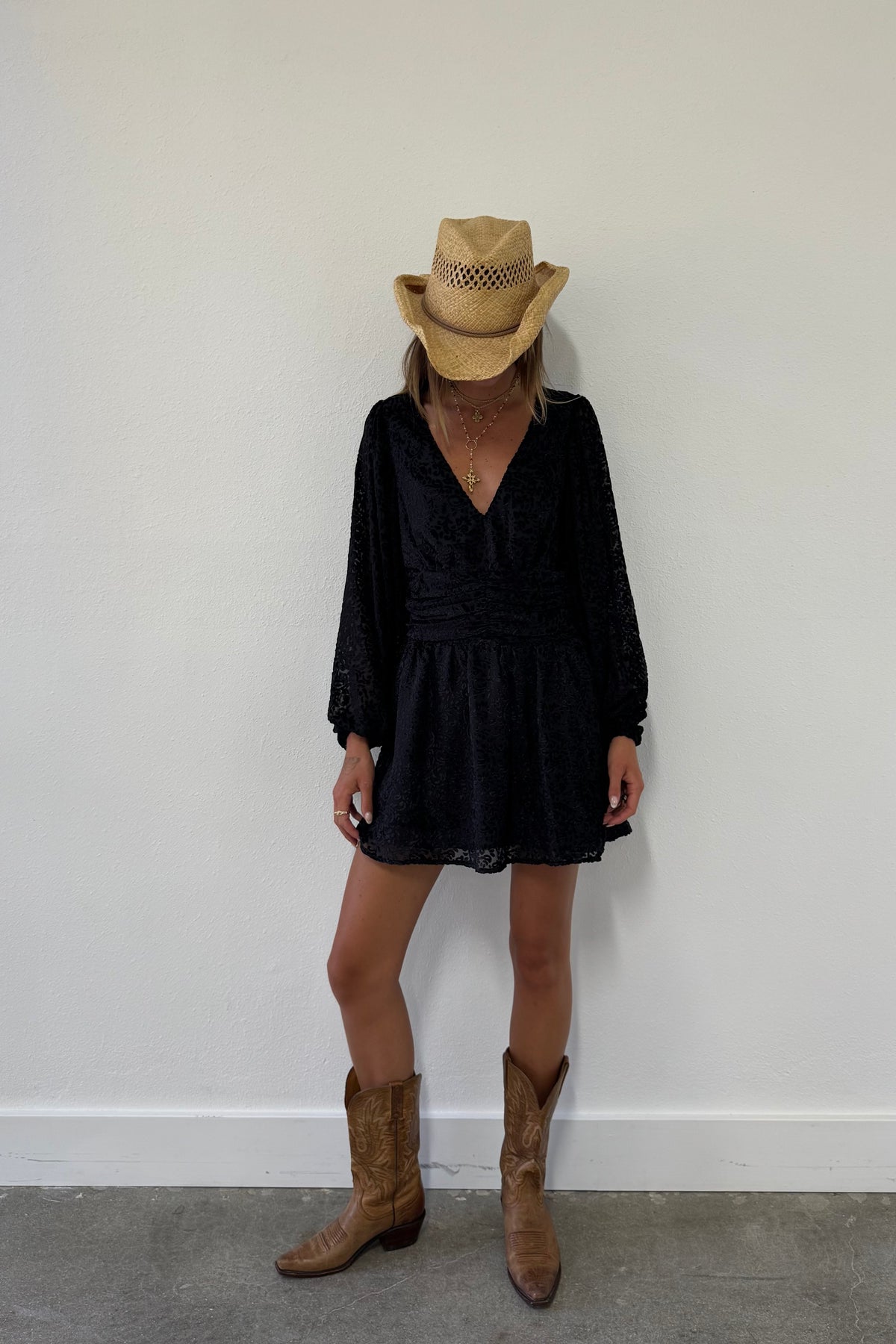 Sunset Strip Lapis Mini Dress