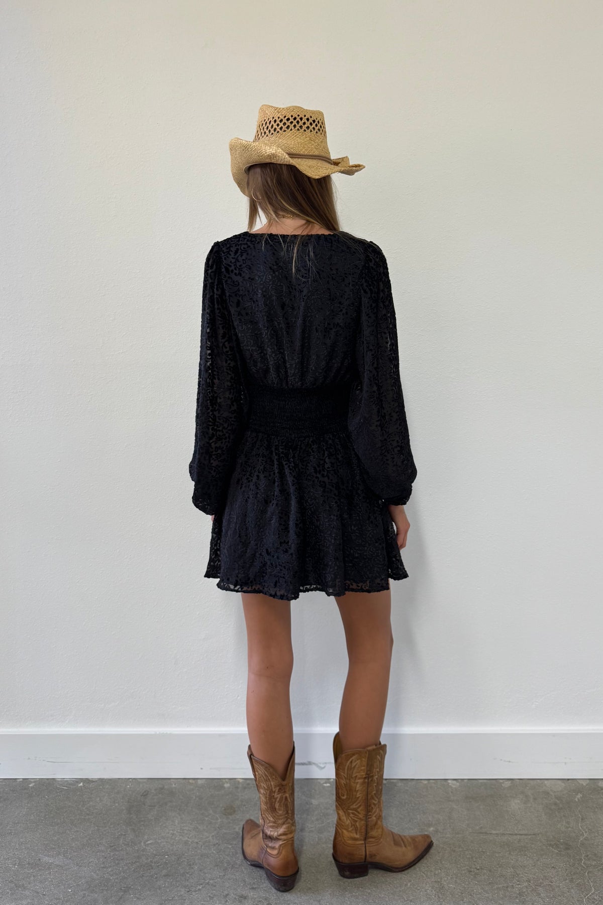 Sunset Strip Lapis Mini Dress
