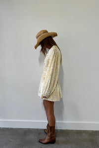 Sunset Strip Lapis Mini Dress
