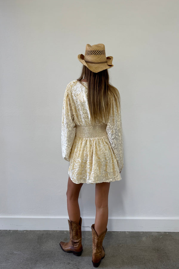 Sunset Strip Lapis Mini Dress
