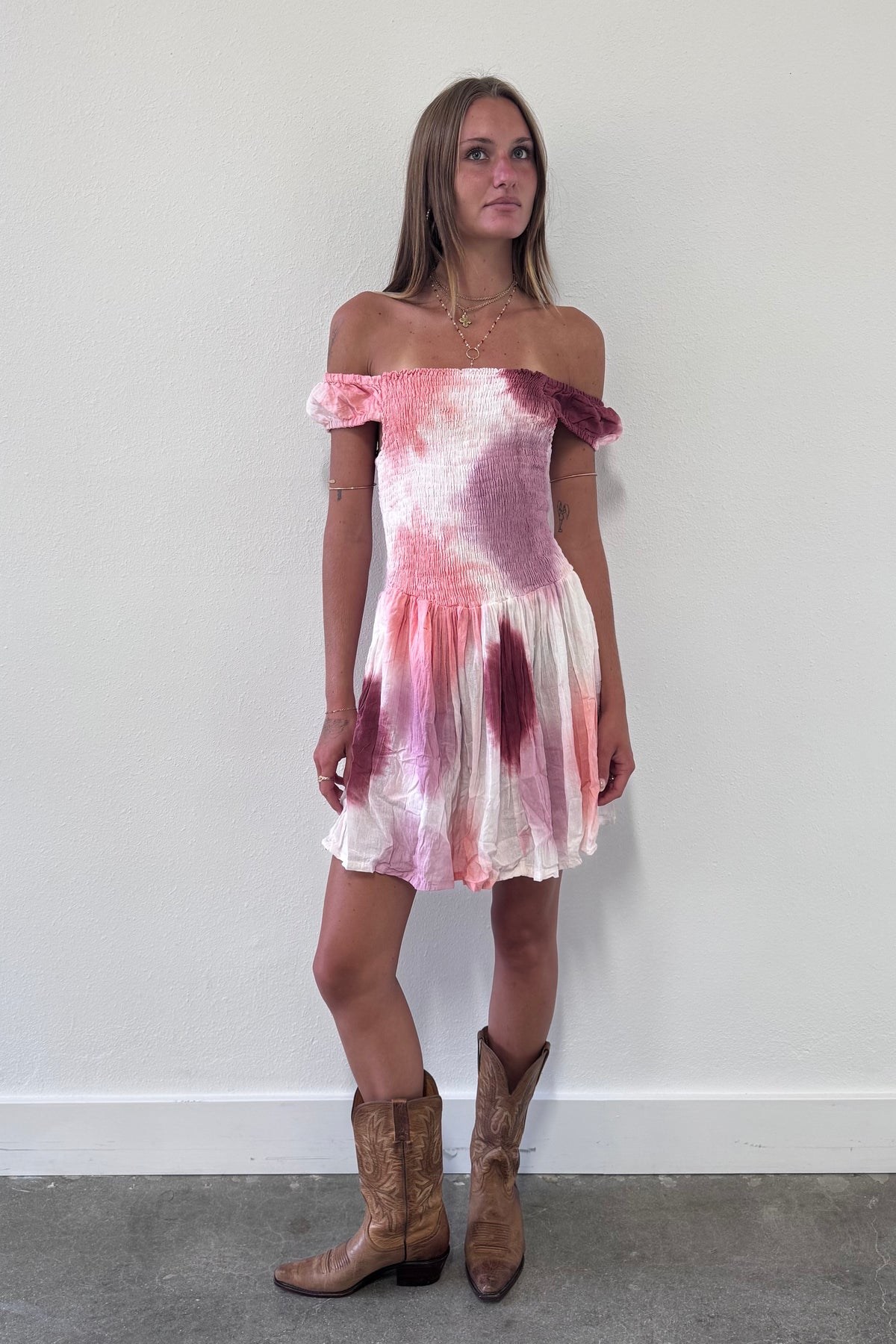 Tie Dye Beatrice Mini Dress - Sample Sale
