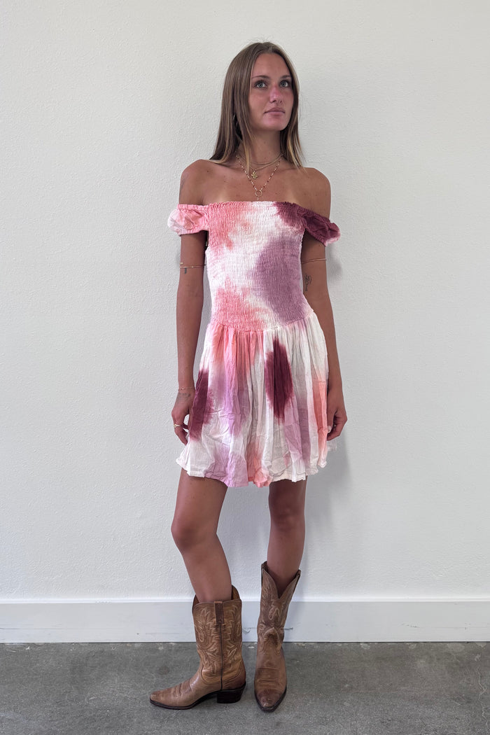 Tie Dye Beatrice Mini Dress - Sample Sale