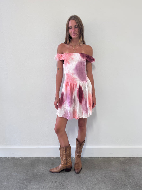 Tie Dye Beatrice Mini Dress - Sample Sale