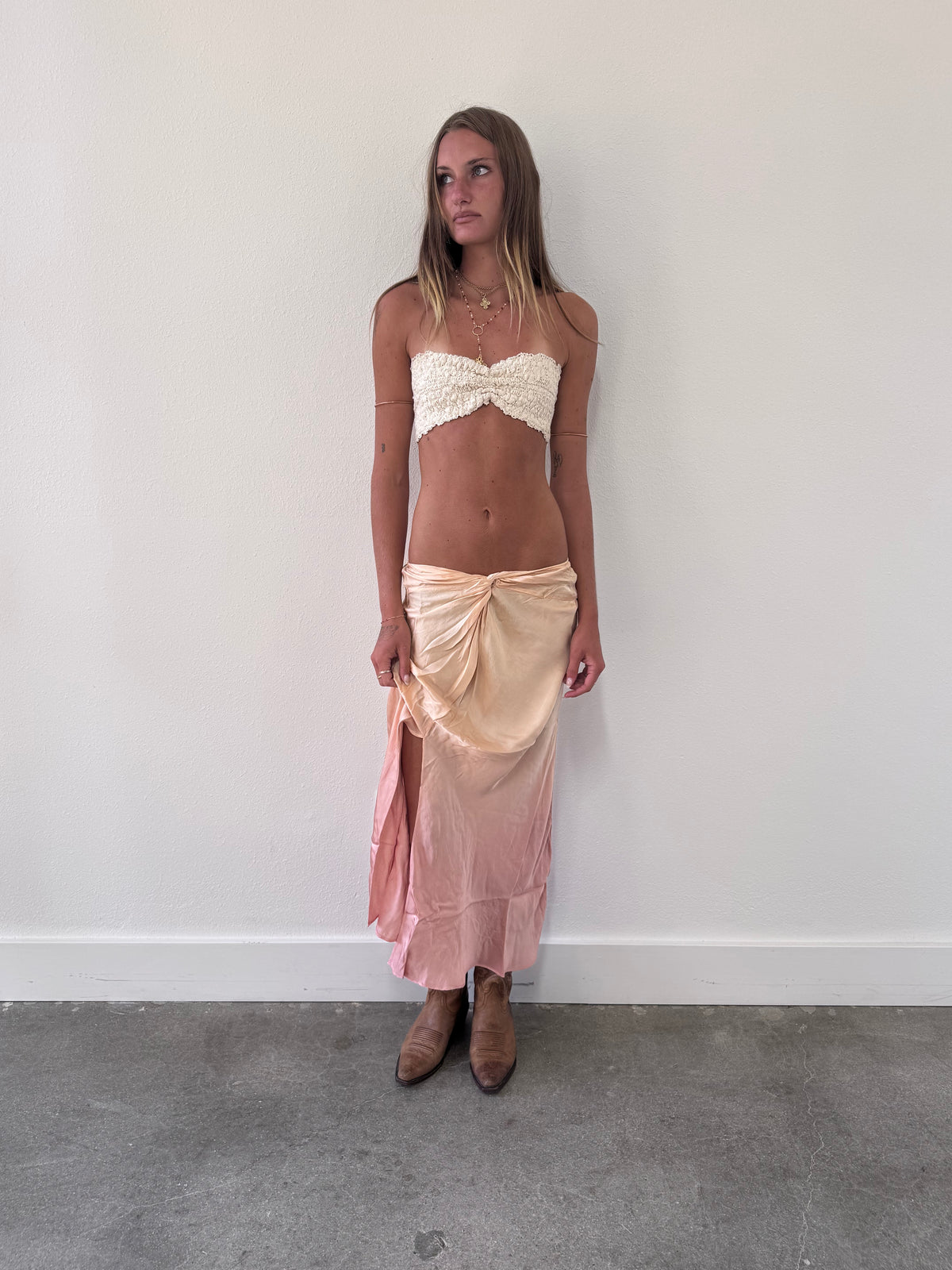 With A Twist Midi Skirt