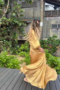 Golden Parade Maxi Dress - sample sale