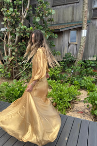 Golden Parade Maxi Dress - sample sale