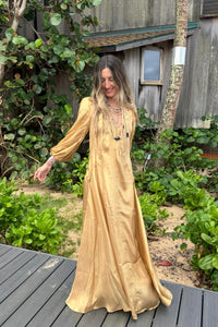 Golden Parade Maxi Dress - sample sale