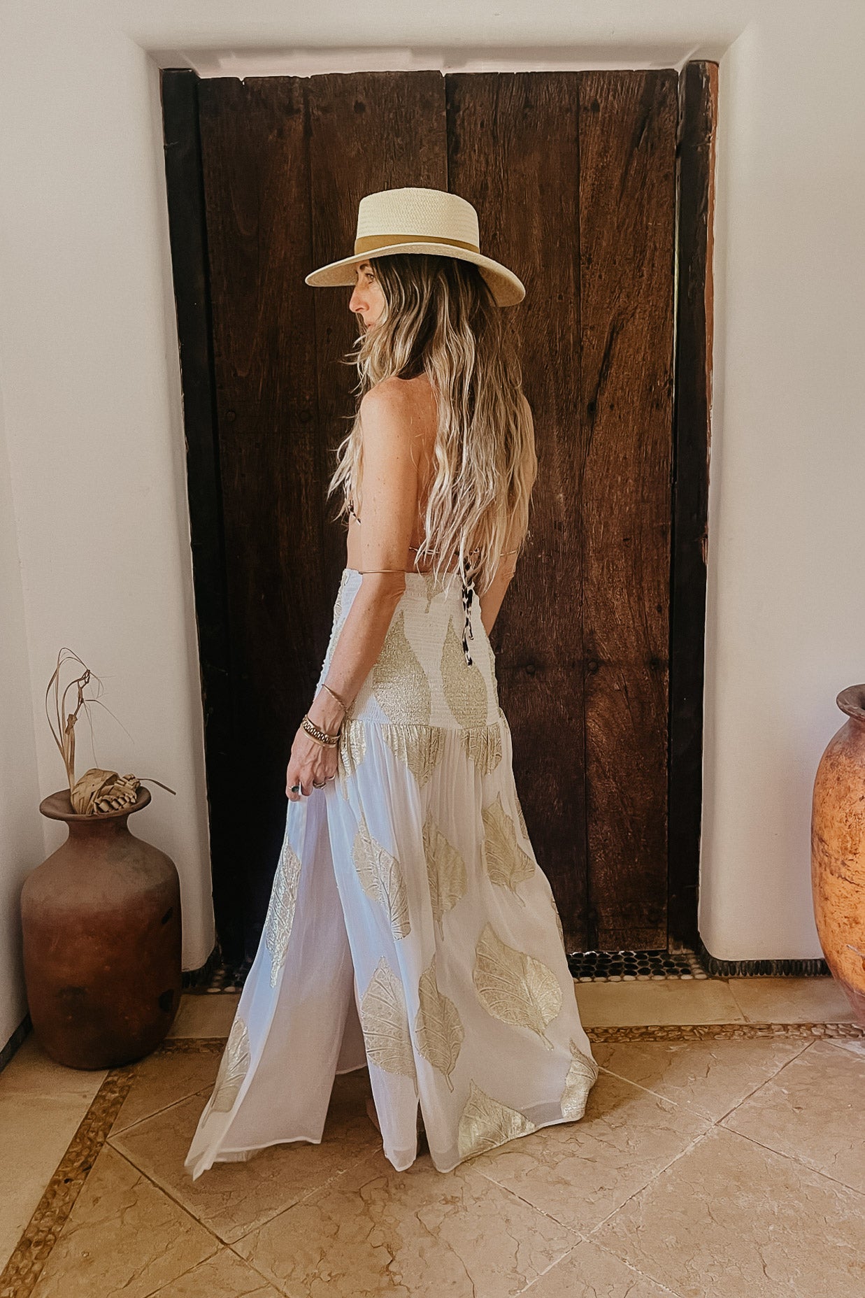 Gold Leaf Lia Maxi Skirt – Jen's Pirate Booty