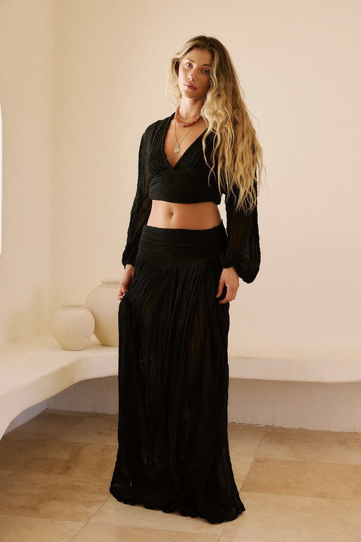 Lapis Maxi Skirt