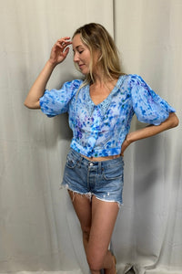 Petal Dye Paradise Top