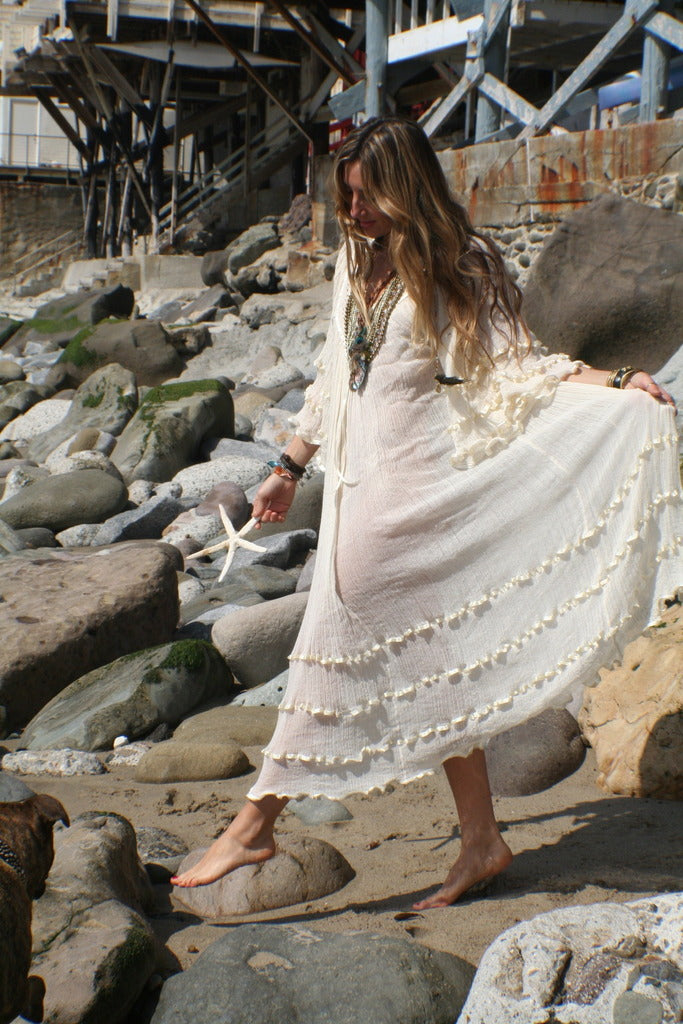 Stevie Maxi Dress Natural / O/S