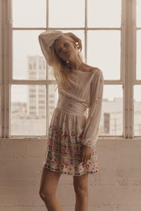 Golden Harvest Mini Dress - Sample Sale