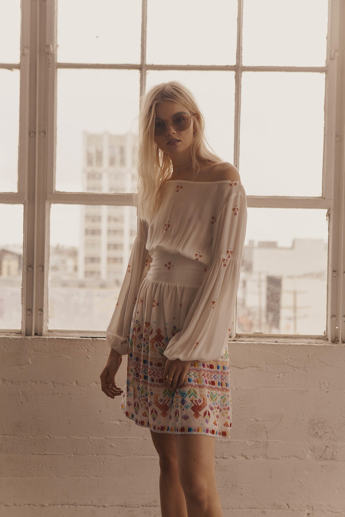 Golden Harvest Mini Dress - Sample Sale