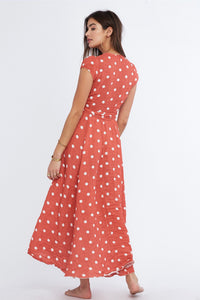 Technicolor Mythology Wrap Dress - sample sale