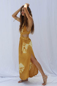 Tie Dye Automatic Maxi Dress