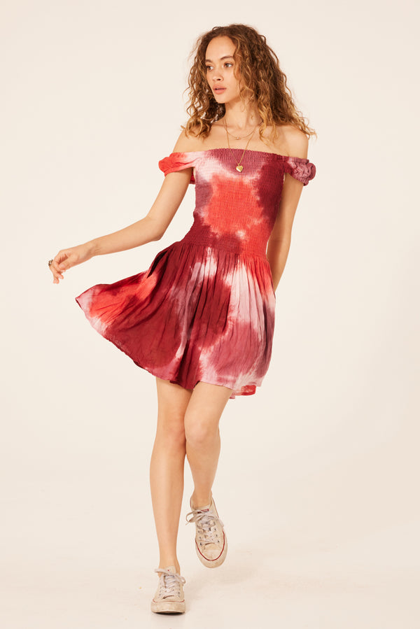 Tie Dye Beatrice Mini Dress - Sample Sale